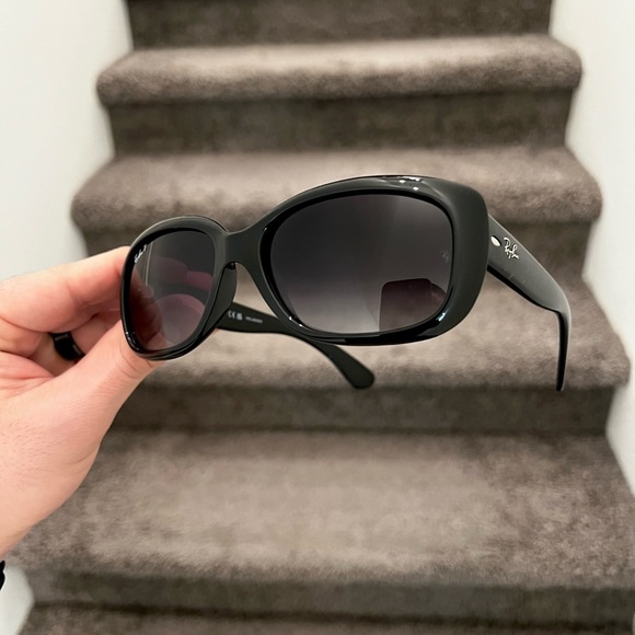 NEW Ray-Ban Jackie Ohh Sunglasses Rb4101 Grey Gradient Polarized Lens 58… - Picture 1 of 6